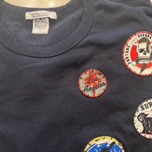 Lucky Brand Mens Crew Patch